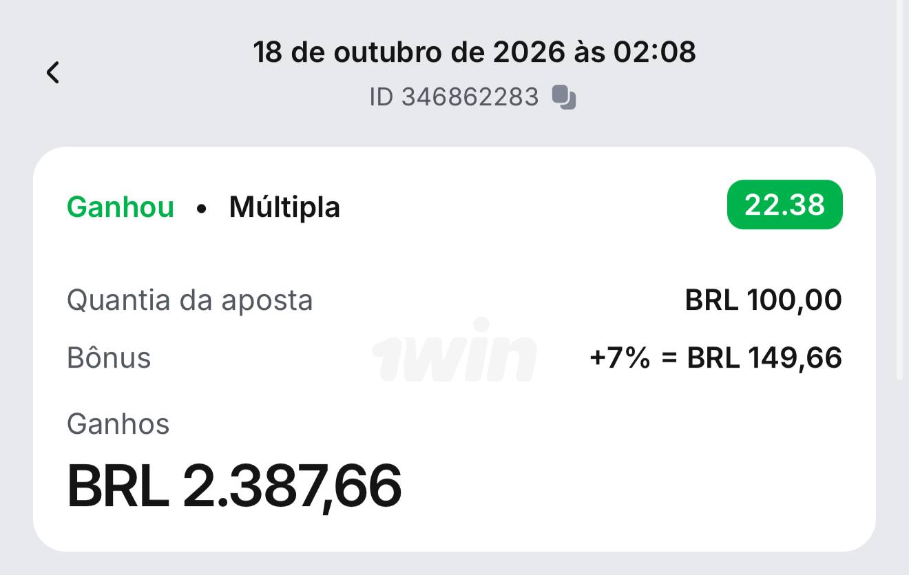 Print de aposta múltipla com status ganhou